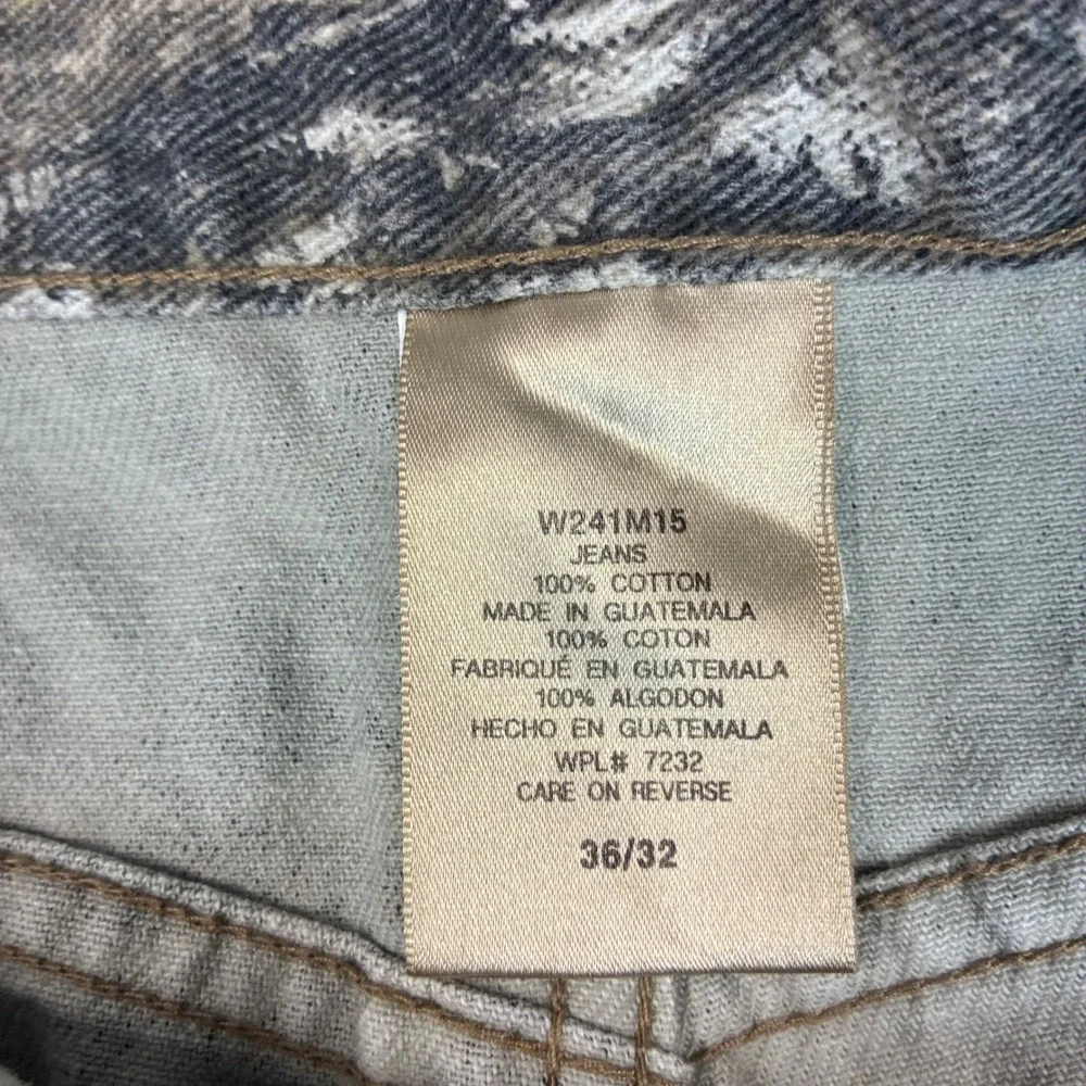 Field Staff Men Camo Hunting Jeans 36x32 Real Tree Forest Camouflage Denim Pants